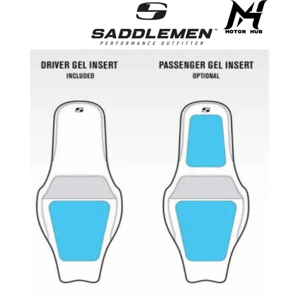 Saddlemen Step-Up Front LS Seat [Customs] FLHR, FLHT, FLHX & FLTR 2008-2023 [Touring Models] BG100868