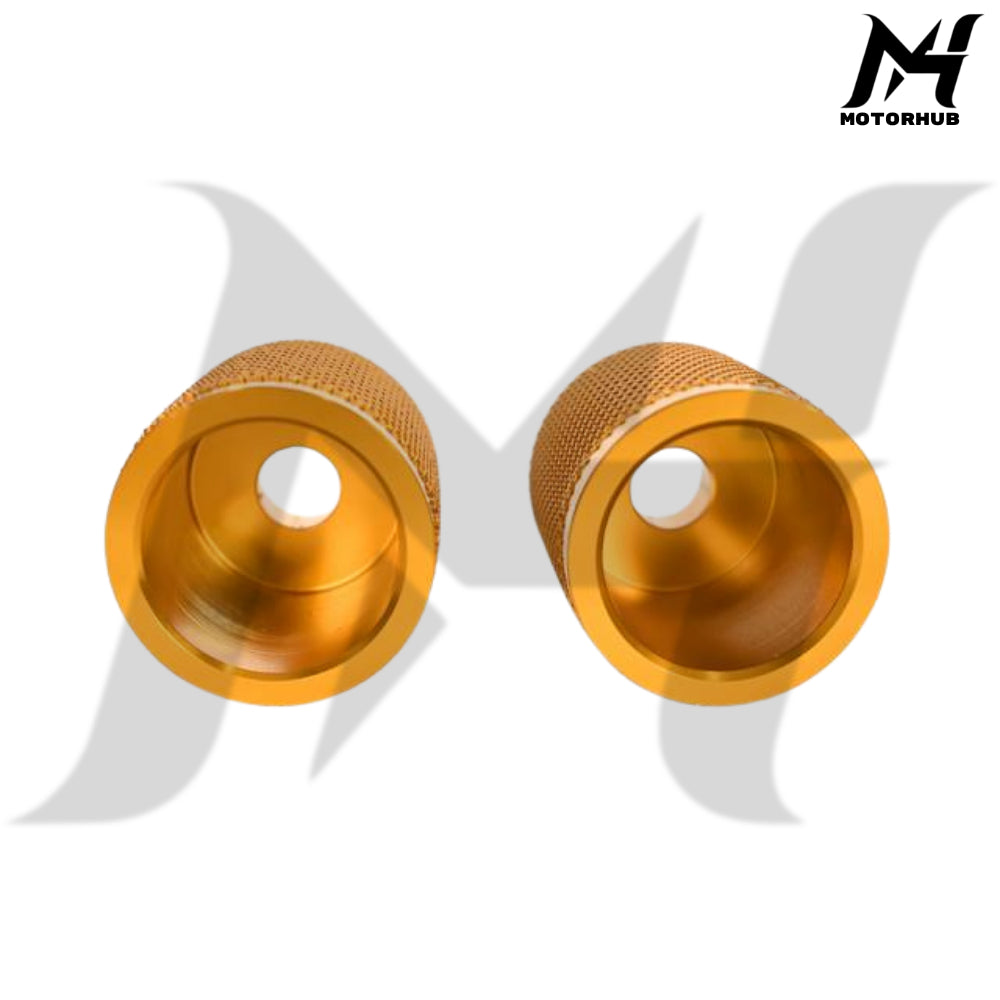 Billet CNC 6061 Crash Bar saddlebag Guard Sliders M12 [Gold]   MH7700339