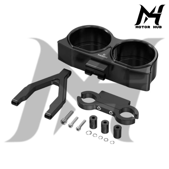 Nice CNC Instrument Bezel Gauges Relocation Mount Bracket Kit For Harley Davidson [Black] MH9900281