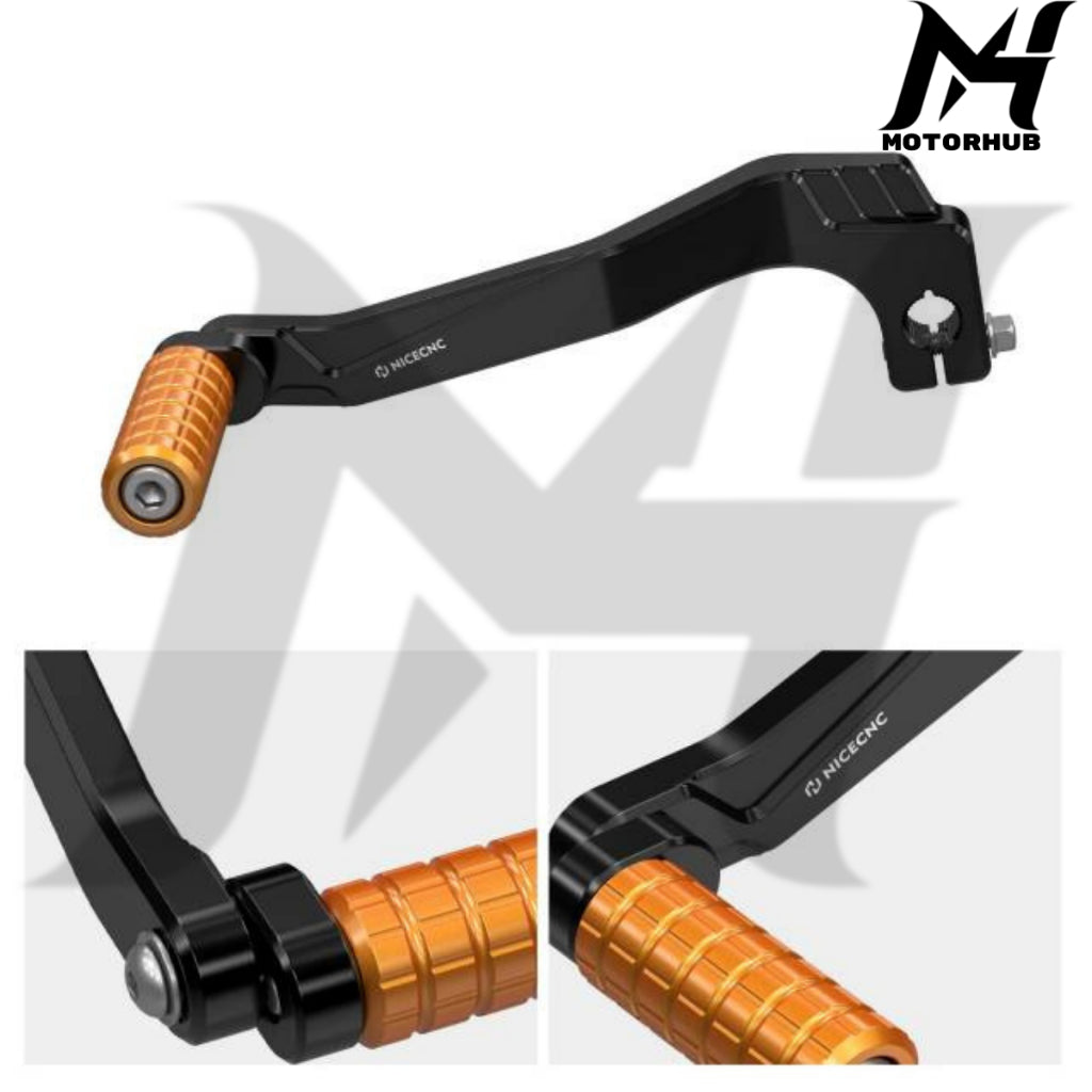 Mid Controls Shift Lever For Harley Dyna Low Rider Street Bob [Black-Orange] MH7700369