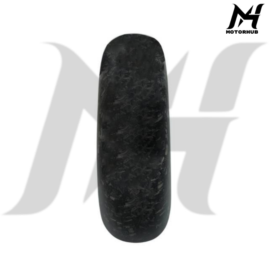 Black Carbon Fiber Front Long Fender for Harley Touring Street Road Glide 2014+ [Forged Doff] RW7700175