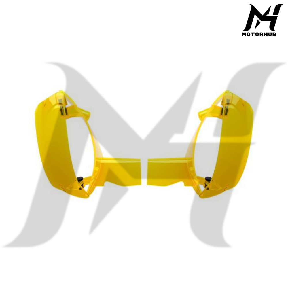 Upper Fairing Colored Side Wind Air Deflector Fit For Harley CVO Road Glide 2024-2026 Yellow MH9901188