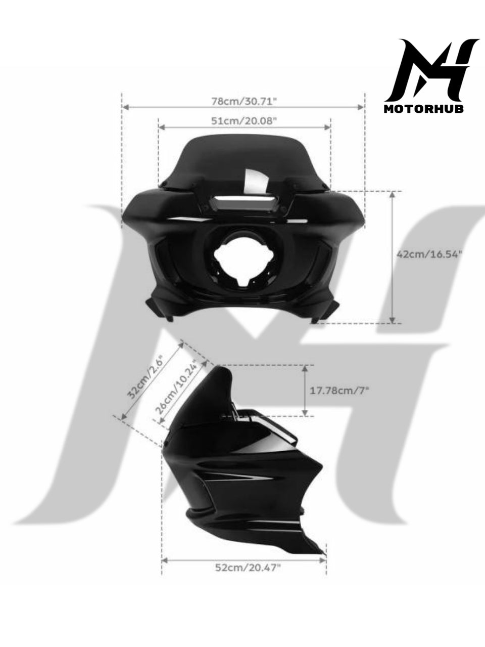 Fairing Low Rider ST Headlight Fairing Windshield Fit For Harley FXLRST 1YXZ LOW RIDER ST 2022-2023 BG100729