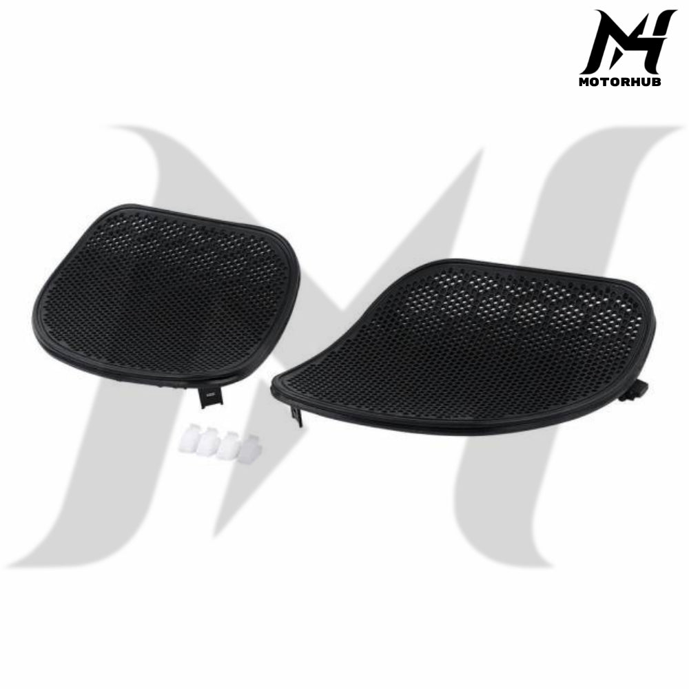 Matte black Fairing Glove Box Doors Speaker Grilles For Harley Road Glide 2014-2023 MH990021