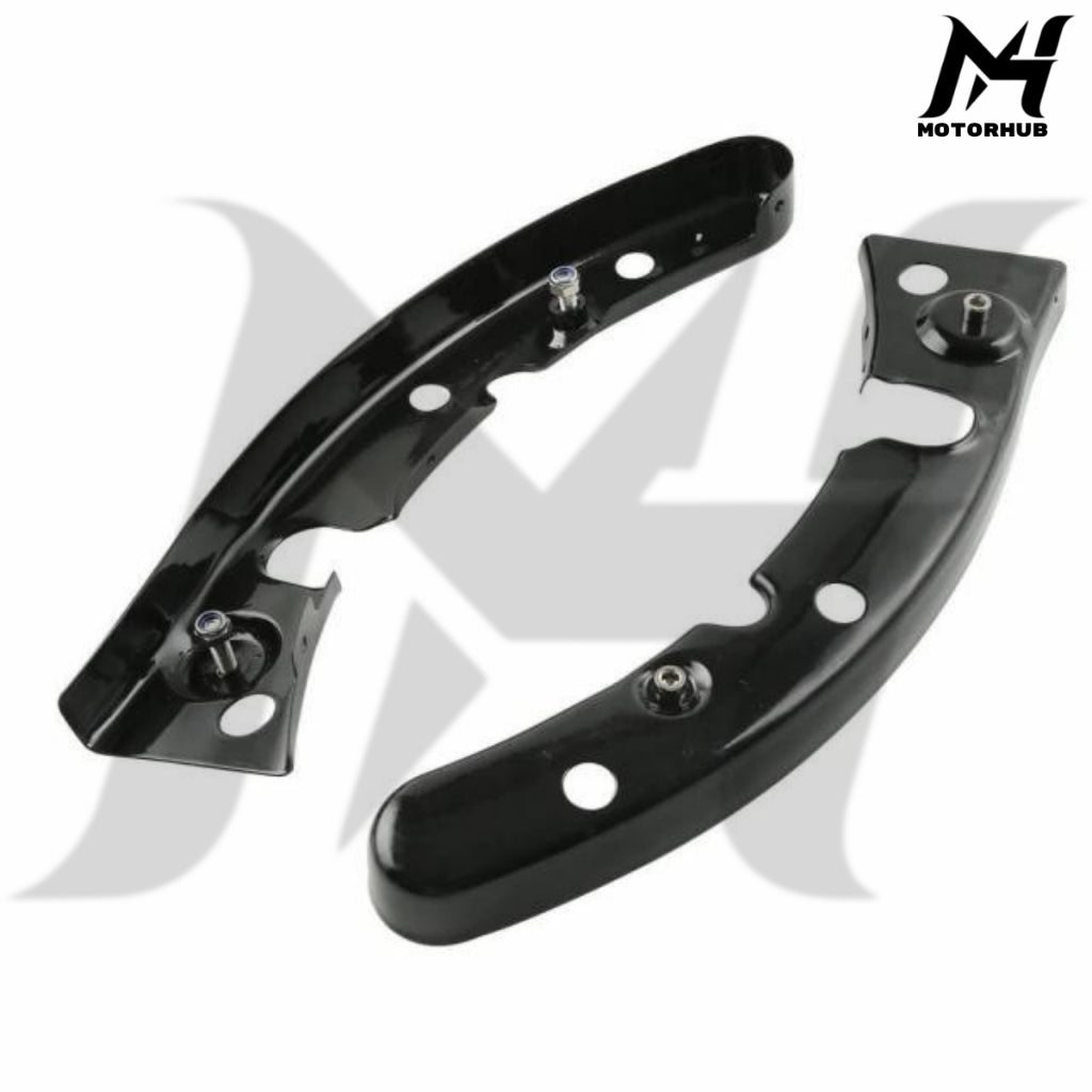 Black Rear Fender Strut Covers Fit For Harley Touring 09-13 MH9900586