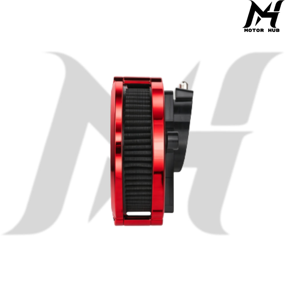 VMS 121-16D Gen 1 Air Filter-Aluminum Fit for Harley-Davidson Milwaukee-Eight 2017-2023 [Red] MH9901164