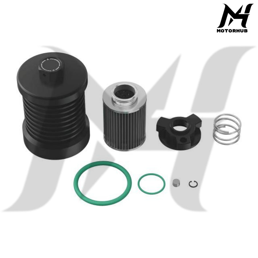 Reusable Magnetic Oil Filter Kit For Harley Road King Tri Electra Street Glide Ultra Limited [Black] MH7700366