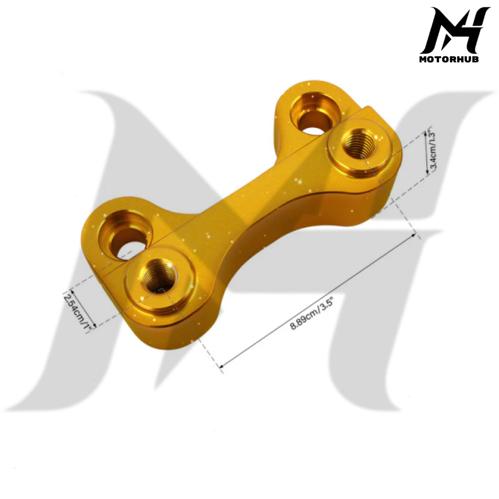 Gold Pullback Plate Fit For Harley Dyna 1999-2017 Softail 2000-2024 Pull Back Plate Dyna MH9900201