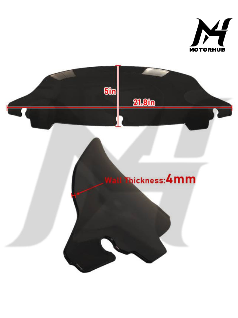 4.5 inch windshield Street Glide Electra Ultra Limited 2014-2023 [Black] MH9900634