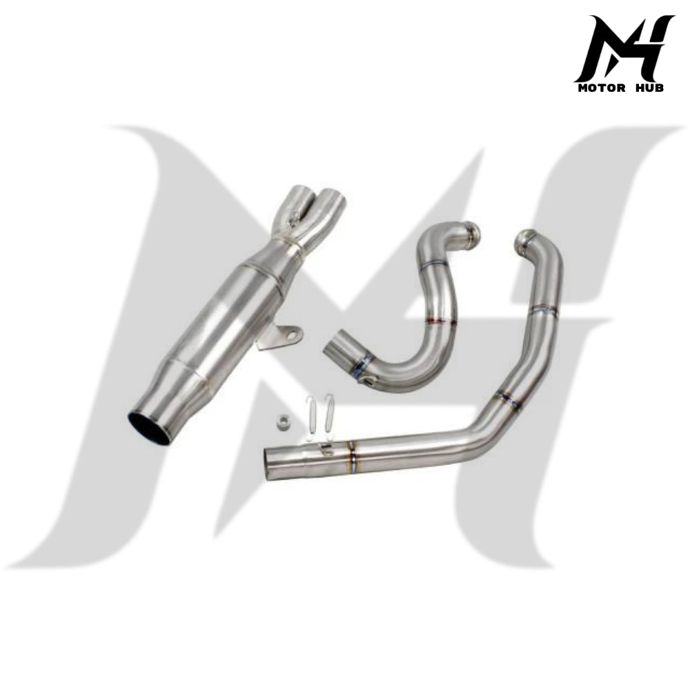 Stainless Steel 2 in 1 Exhaust Pipe V2 for Harley 2017-2025 Touring M8 MH7700356