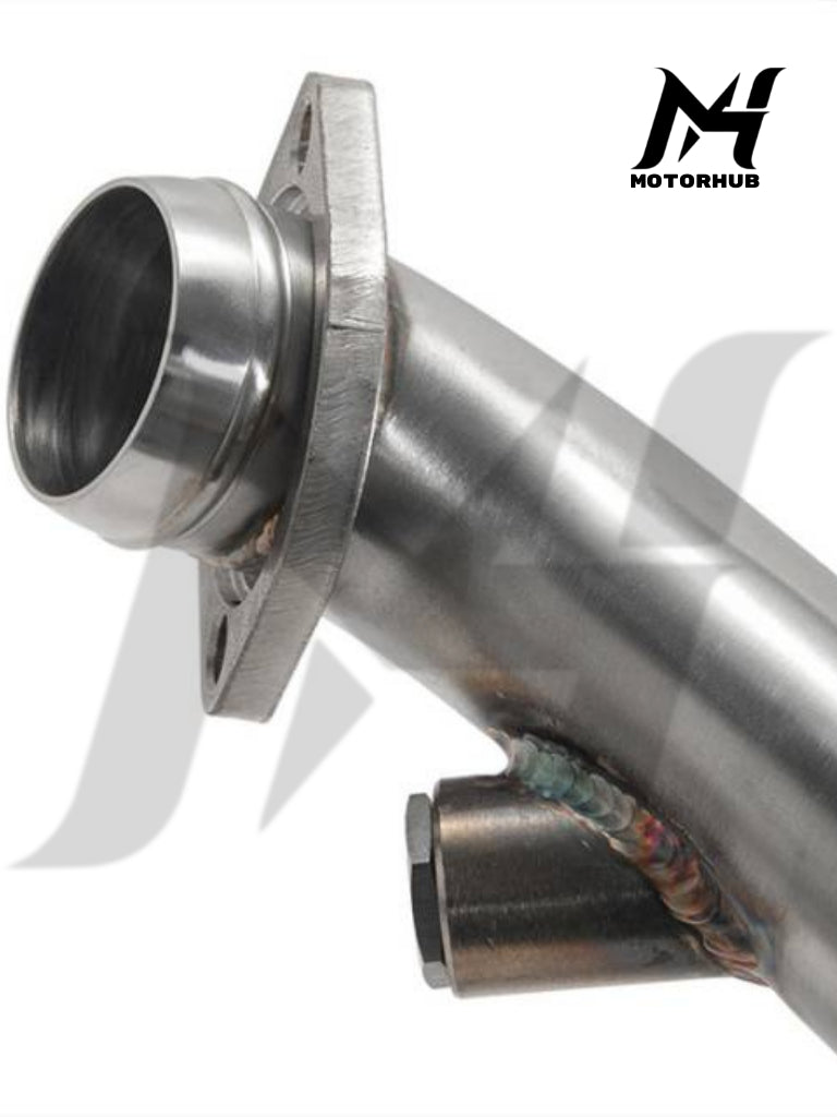 2in1 Harley Road Glide Street Glide 2 into 1 Brushed Full Length Exhaust Pipes for Harley Davidson Touring Bagger 1995-2016 MH9900500