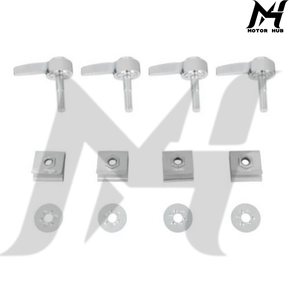 Saddlebag Lock Mounting Screw Kit Fit For Harley Touring 93-24 [Chrome] MH9900237