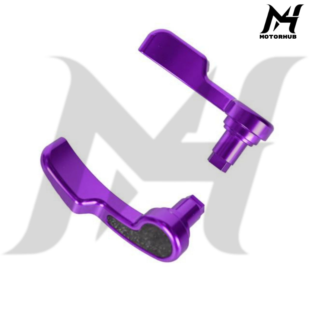 Saddlebag Latch Kit Saddle Bag Latches Lifter Carbon CNC T6061 TouringTouring 2014-2026 [Purple] MH7700344