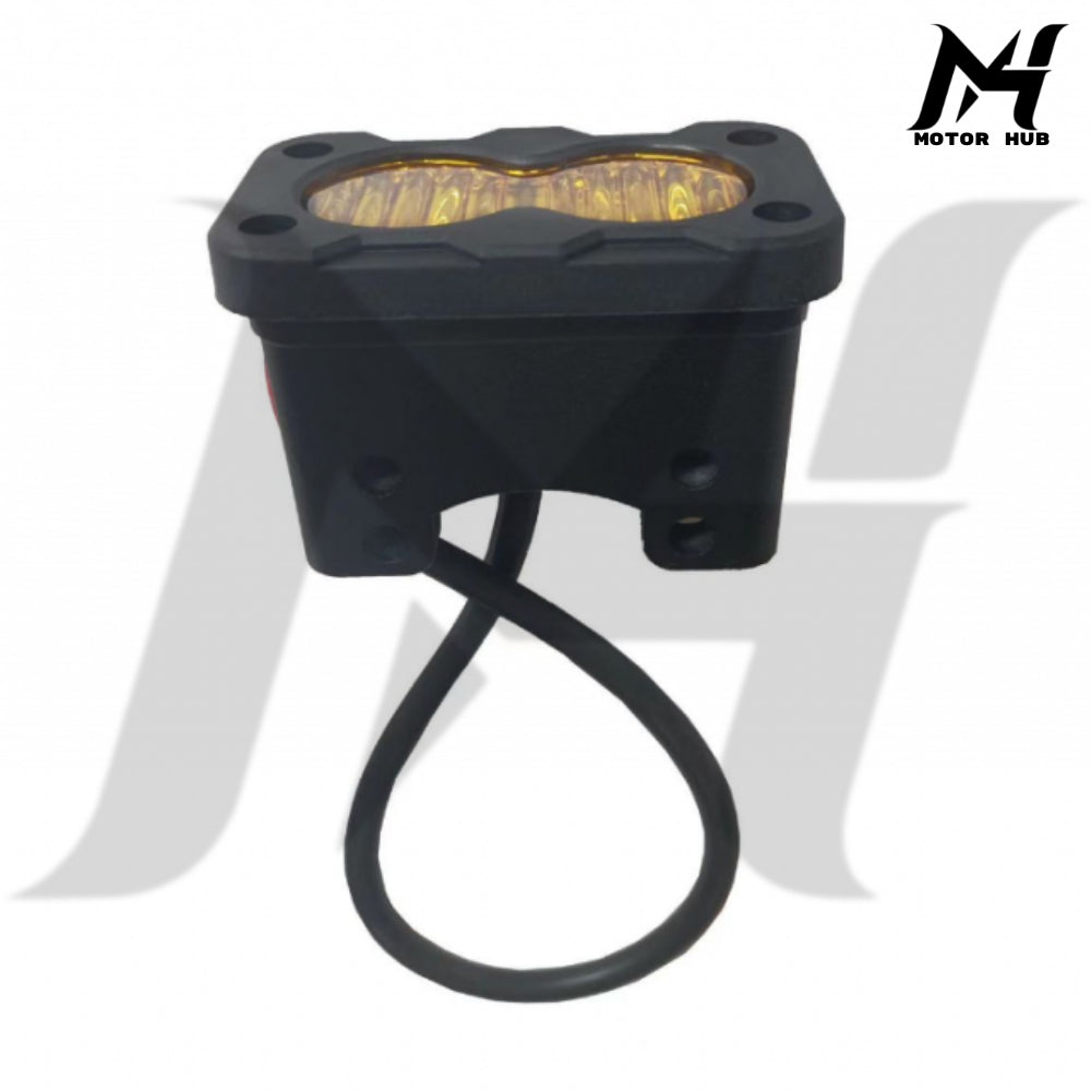 Yellow LED Headlight Flood Beam Light [2x3Inch] MH9900107