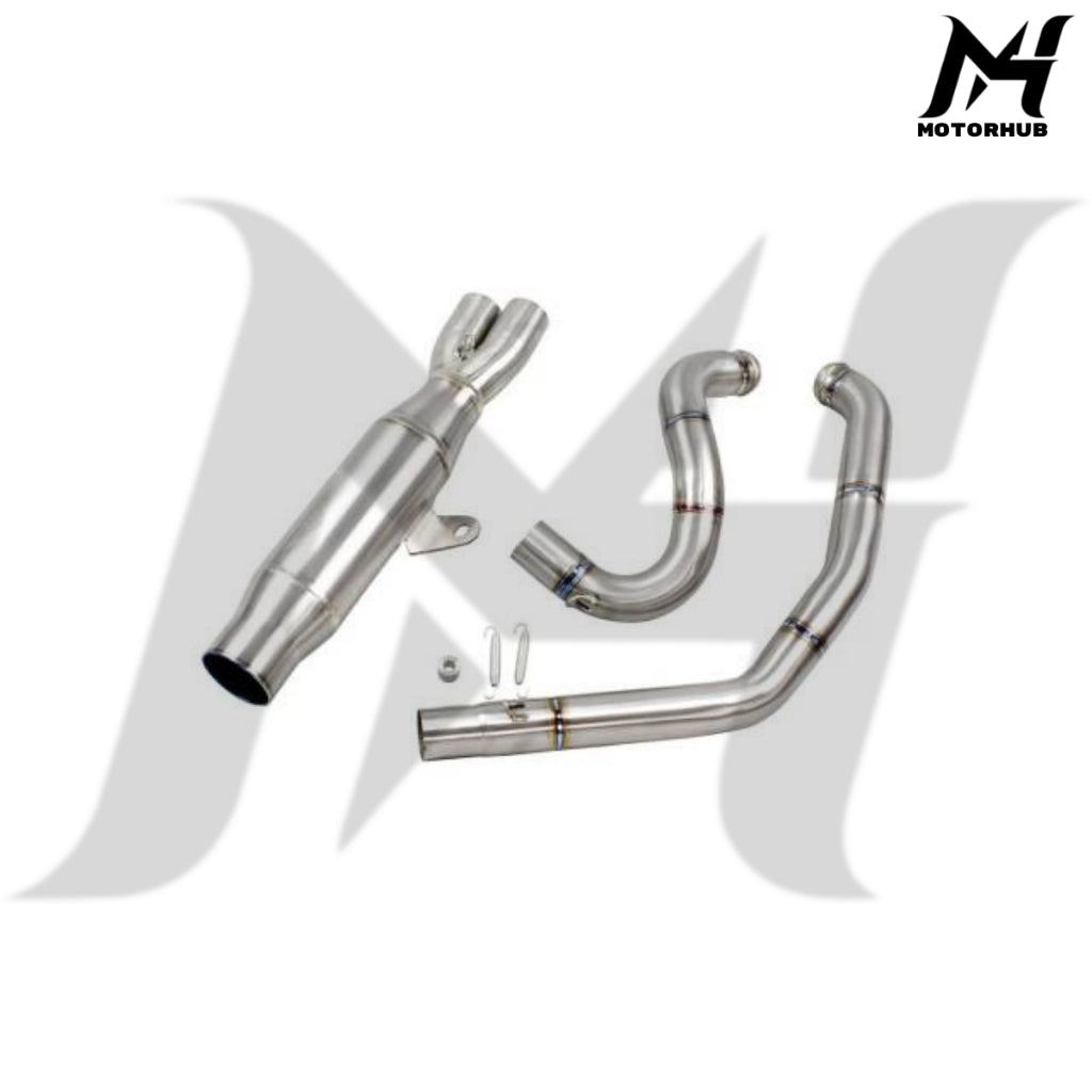 Stainless Steel 2 in 1 Exhaust Pipe for Harley 2009-2016 Touring Twincam MH7700354