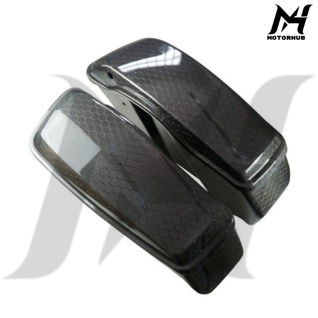 Black Carbon Fiber Saddlebag Performance [Hexangon] RW7700126