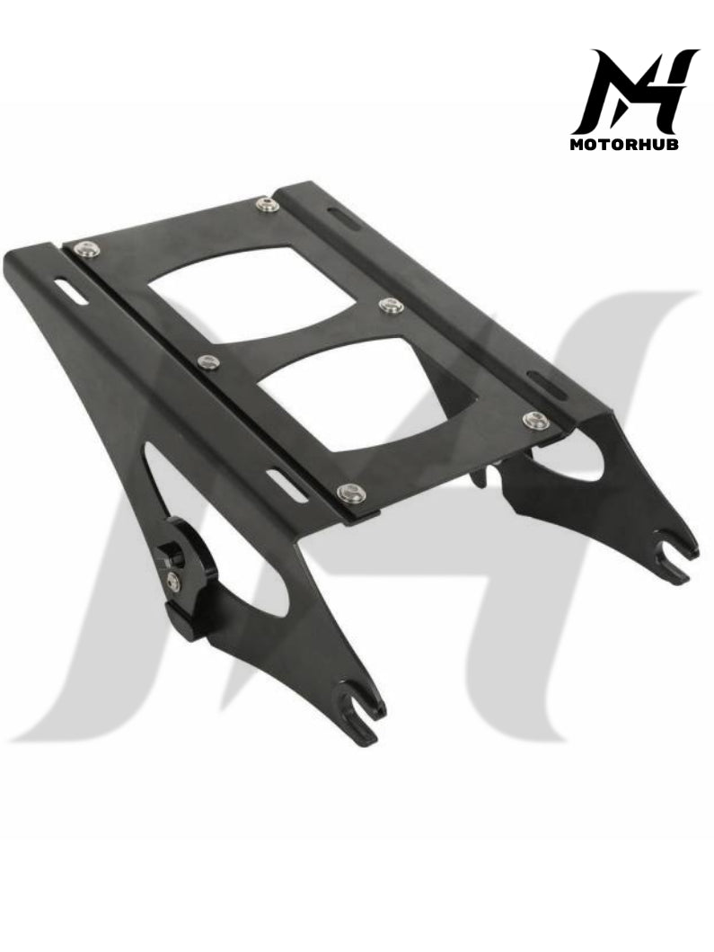 Bracket Tour Pack Road Glide Ultra Classic Electra Police Detachable Two-Up luggage Rack Fit For Harley Touring 14-24 Tour Pack [Black]   MH9900225