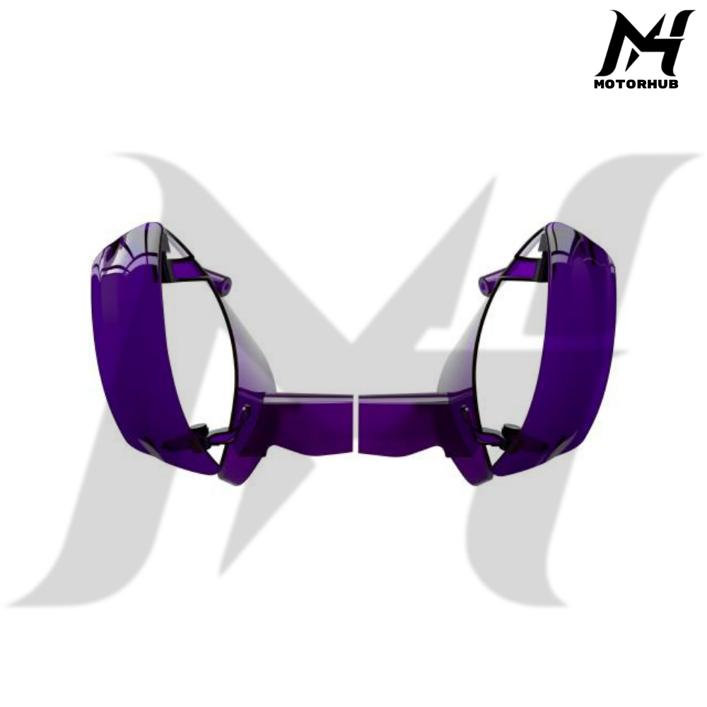 Upper Fairing Colored Side Wind Air Deflector Fit For Harley CVO Road Glide 2024-2026 Purple MH9901191