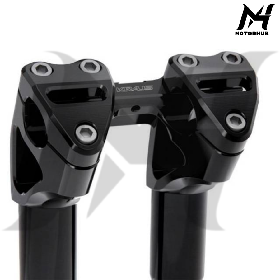 Kraus 8 Inch 1-1/8 Isolated & Kickback Risers [Raw-Silver] MH9900142