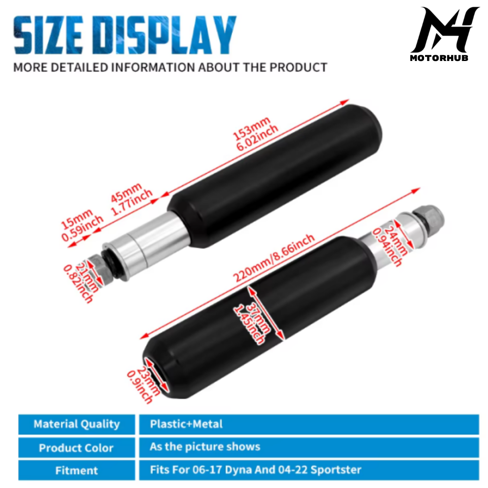 Upper Shock Mount Frame Sliders Falling Crash Guard Protector For Harley Dyna Street Bob FXDL 2006-17 Sportster 04-22 MH9900270