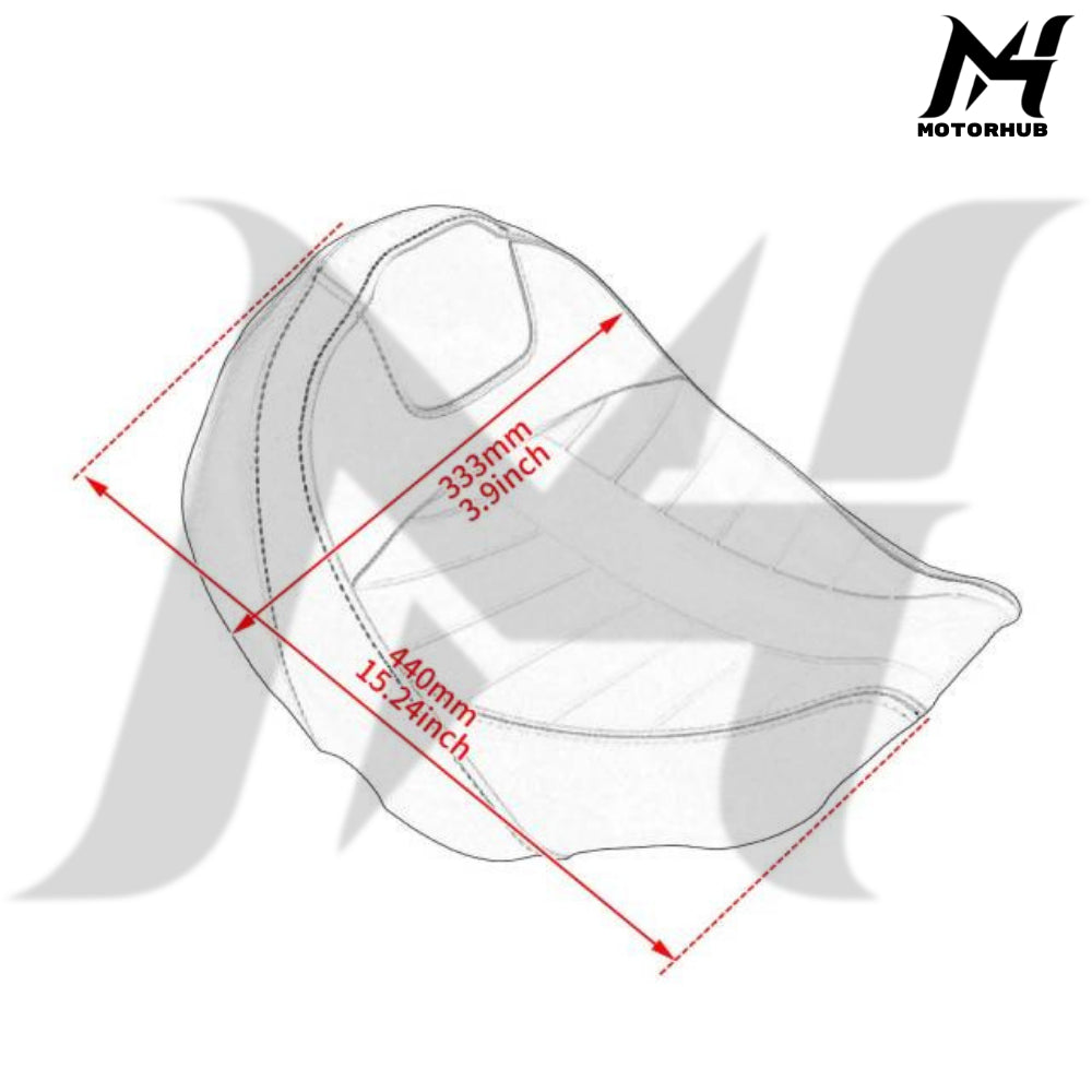 Sport Design Solo Seat with Red Stitching for Harley Touring 2024-2026 FLHXSE FLTRX FLHX MH9901054