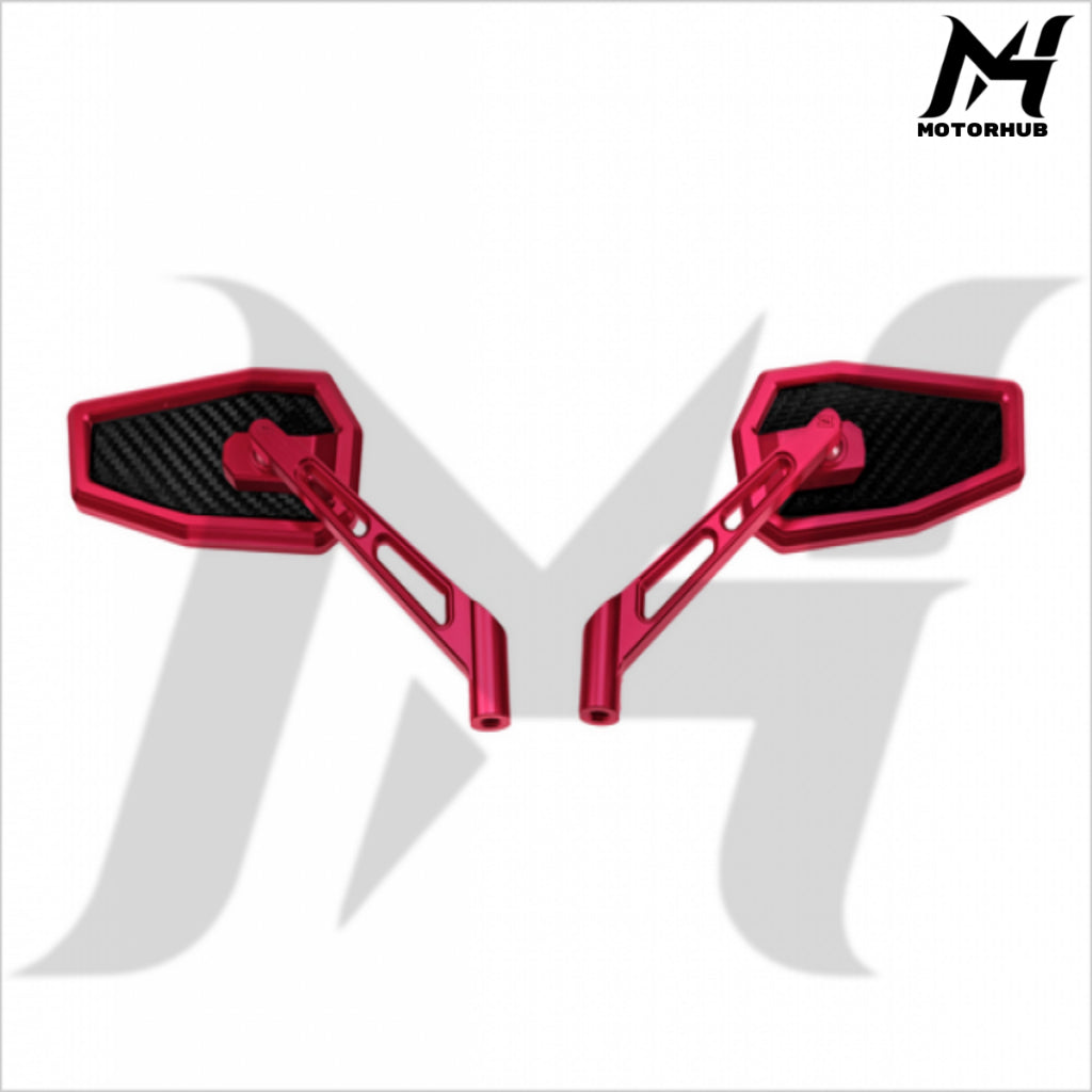 BlackThree Carbon Miror Fiber 3K Red MH7700391