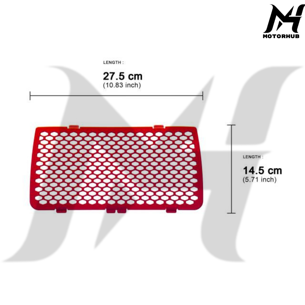 Aluminum Oil Cooler Cover Protection 2024-2026 Touring Red MH9901194