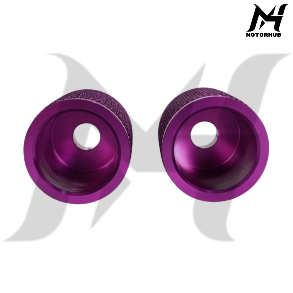 Billet CNC 6061 Crash Bar saddlebag Guard Sliders M12 [Purple]   MH7700340
