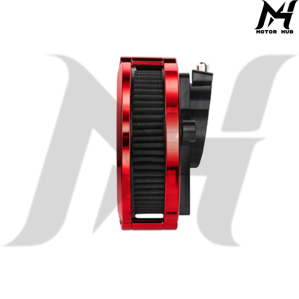 VMS 121-17E Air Filter-Gen2 Aluminum Fit for Harley-Davidson Milwaukee-Eight 2024+ [Red] MH9901173