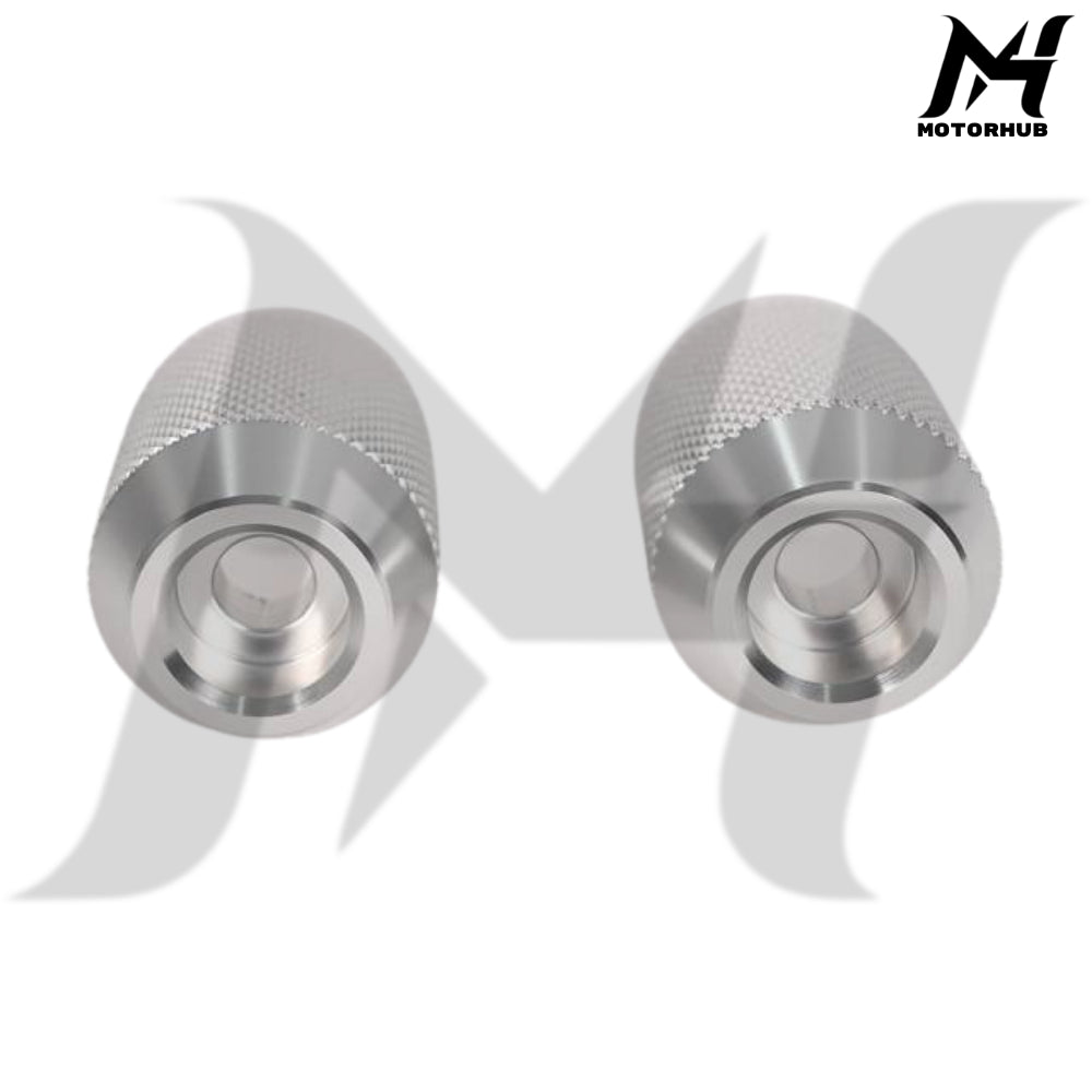 Billet CNC 6061 Crash Bar saddlebag Guard Sliders M12 [Silver]   MH7700336