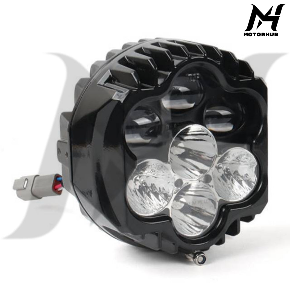 Road Shark Style headlight with bracket kit Low Rider ST Fairing 2018+ Lampu Low Rider ST Lampu Harley MH9901007