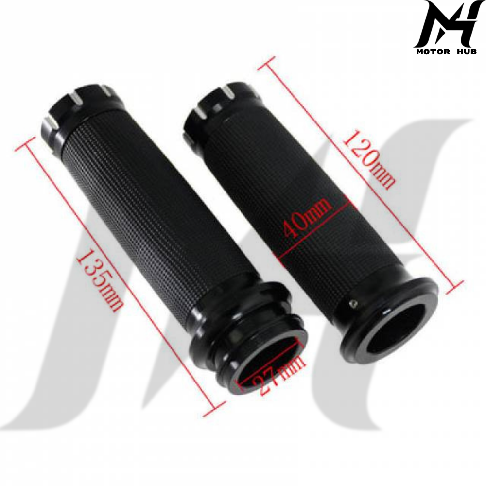 1 Inch V.3 Hand Grips Electronic Throttle Wire Harley-Davidson [Black] MH9900263