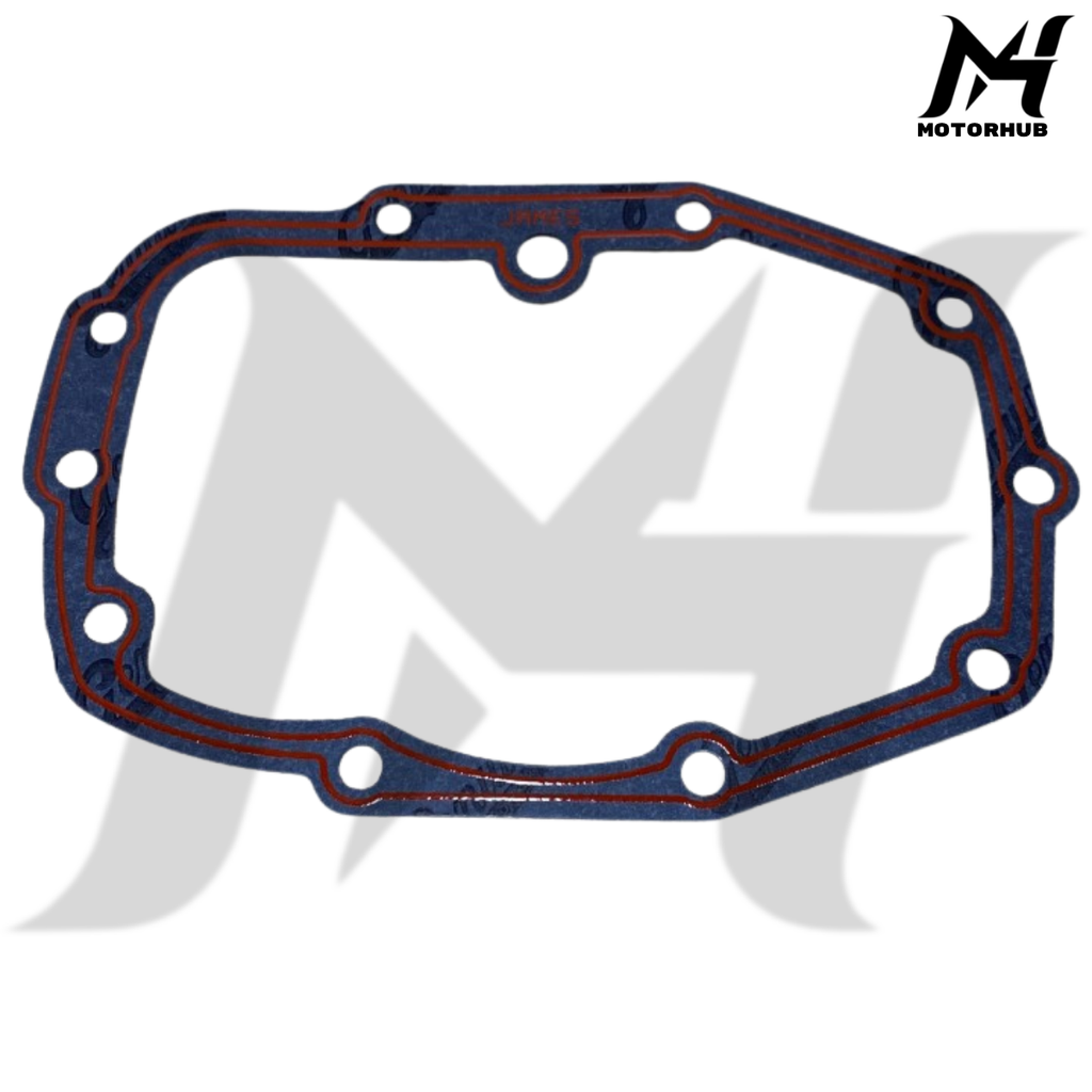 GENUINE JAMES GASKET TRANSMISSION BEARING HOUSING COVER GASKET SILICON 5 SPEED FOR HARLEY DYNA 82-00 TOURING 80-98 SOFTAIL 84-99 DS-174133 OEM 3565279X