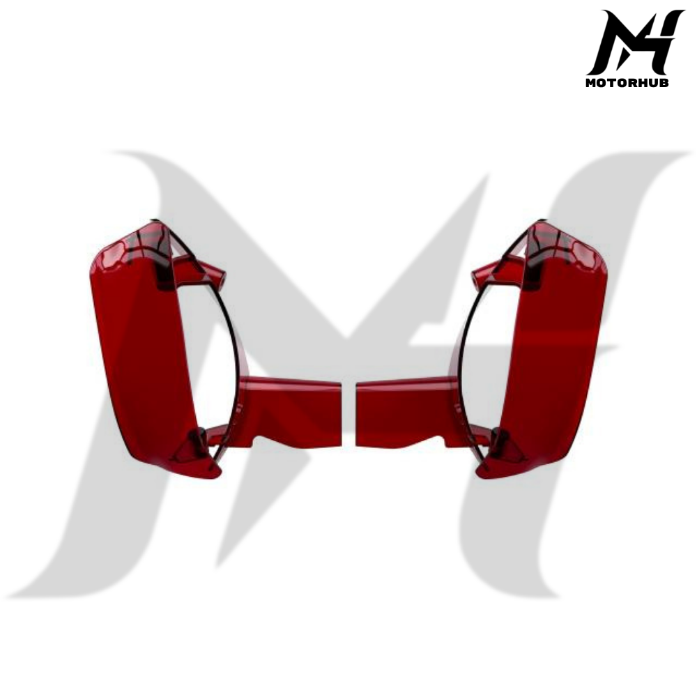 Upper Fairing Colored Side Wind Air Deflector Fit For Harley CVO Road Glide 2024-2026 Red MH9901187