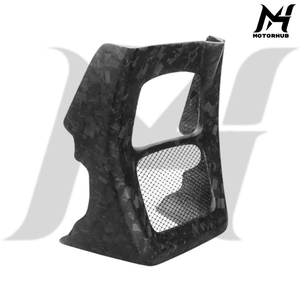 Carbon Spoiler Radiator Chine Cover Fit For Harley Touring 2014-2023[Forged Doff] RW7700285