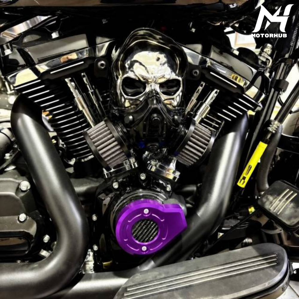 CNC with Carbon Cam Covers for 2024 CVO – 2024-2026 M8 Touring Purple MH9901209