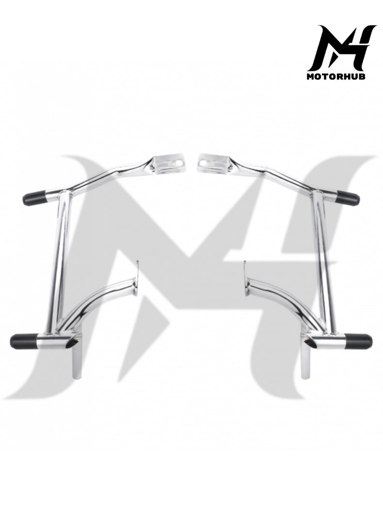 Saddlebag Rear Guard Crash Bars Harley  Touring Road Glide 2009-2024 [Chrome] MH9900423