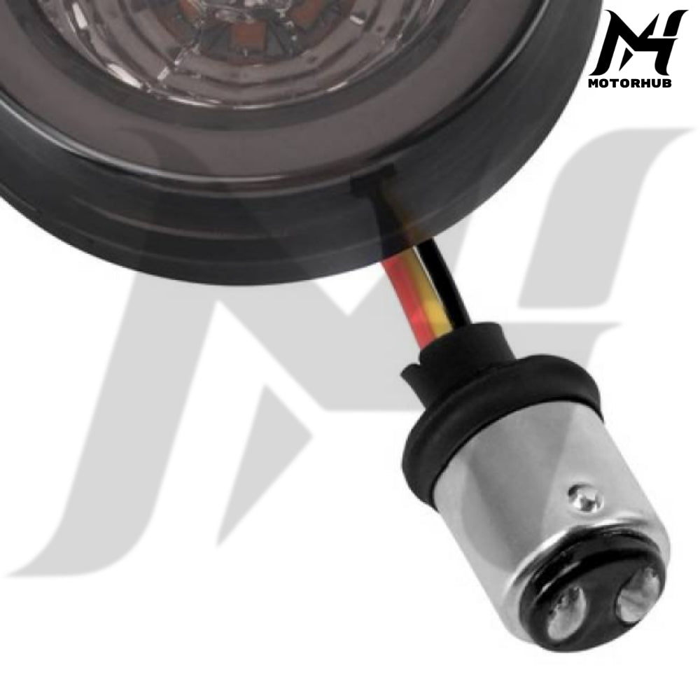 1157 LED Turn Signal Indicator Front & Rear Bullet Lights for Harley Touring Softail Dyna MH9900666