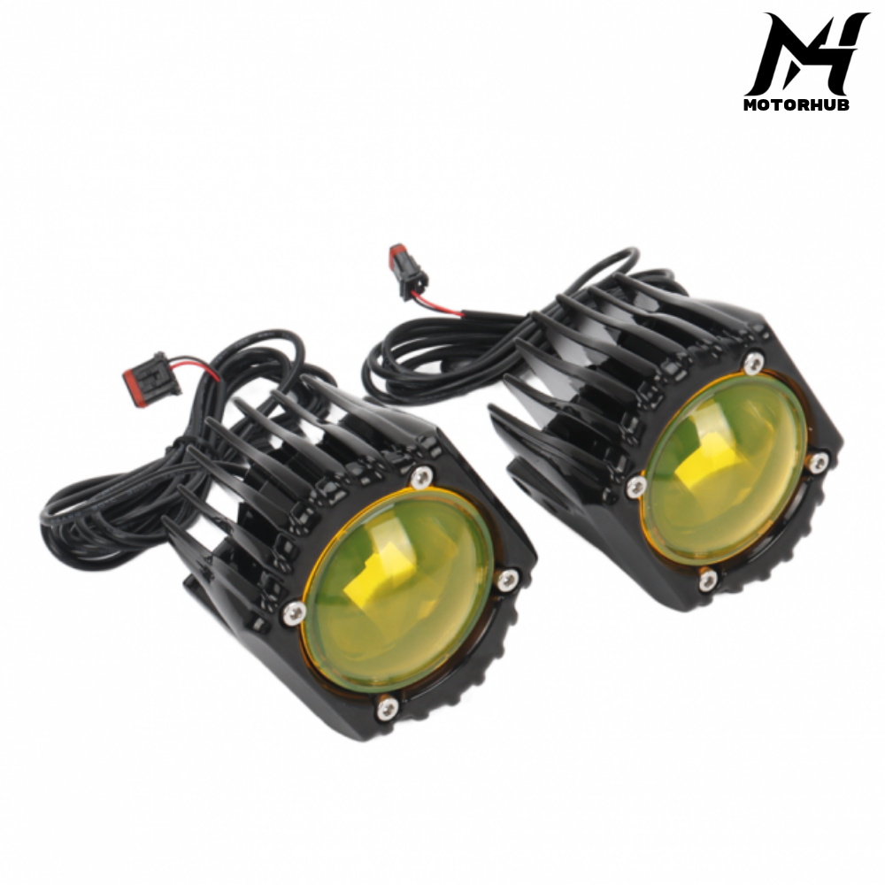 Performance Look Fog Light Fog Lights Harley-Davidson [Yellow] MH9901294