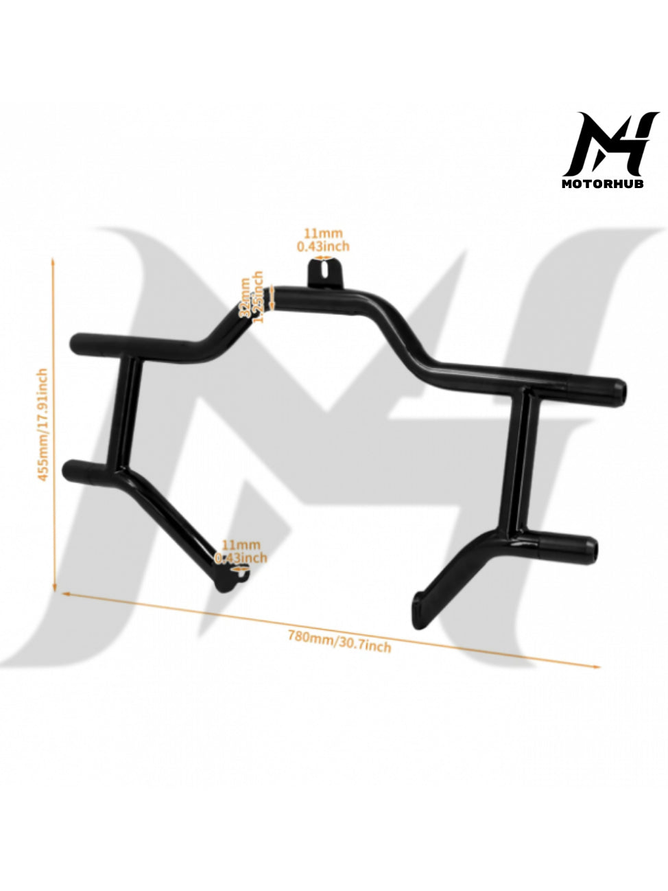 Front Engine Guard Highway Crash Bar For Harley Touring Models CVO Trike 2009-2023 MH9900251