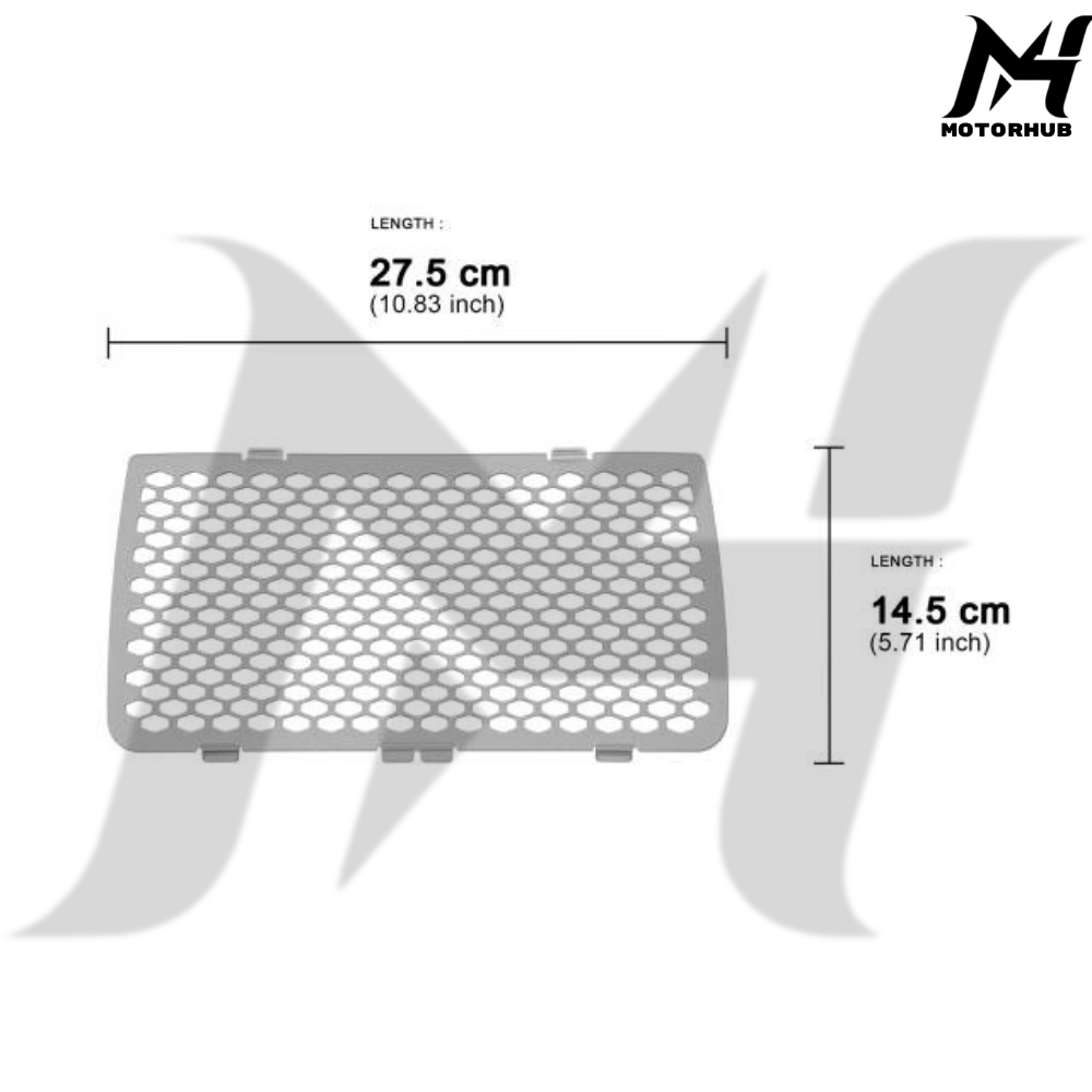 Aluminum Oil Cooler Cover Protection 2024-2026 Touring Silver MH9901193