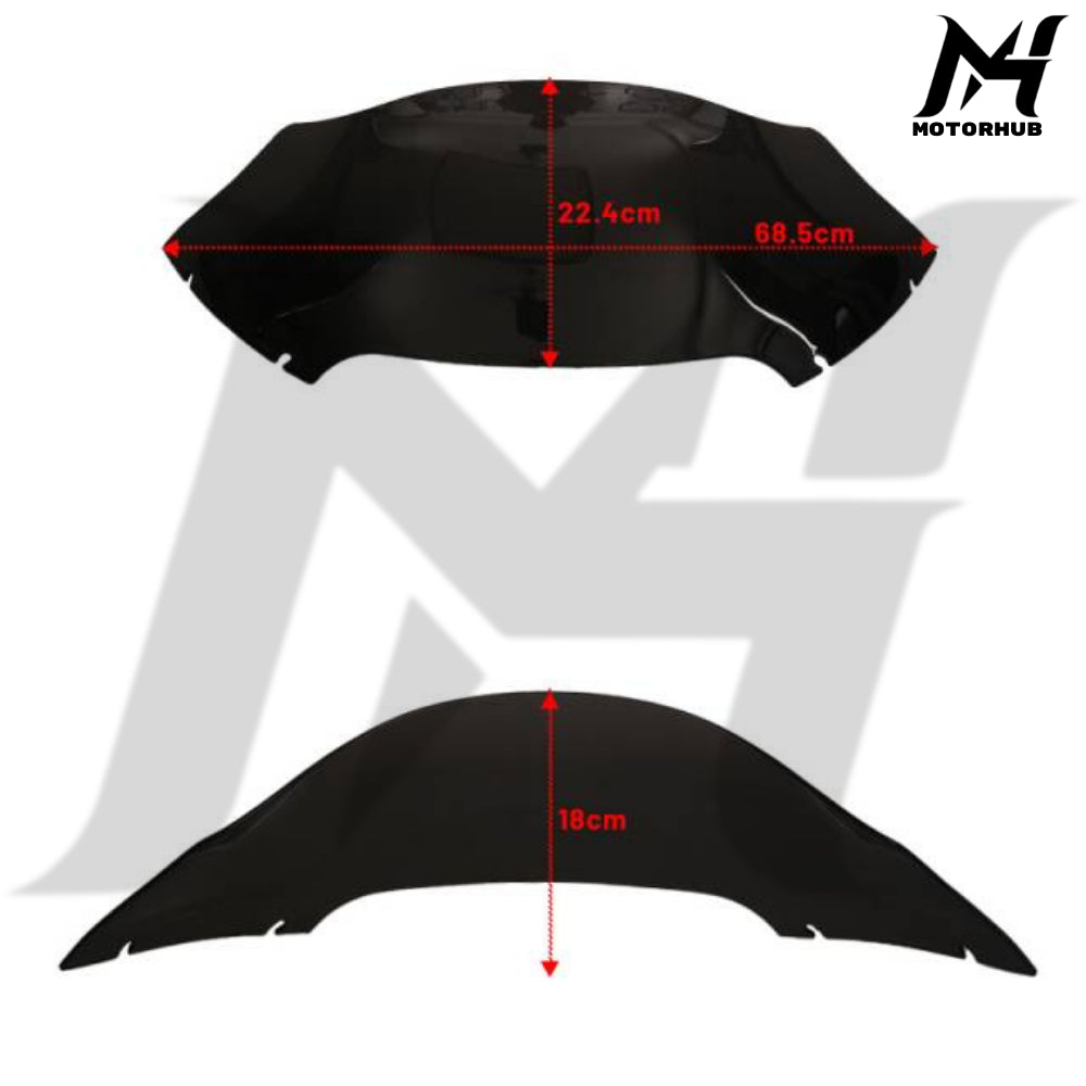 Smoke 9 Inch Windshield Harley Touring Road Glide FLHTR 2014-2023 MH9900387