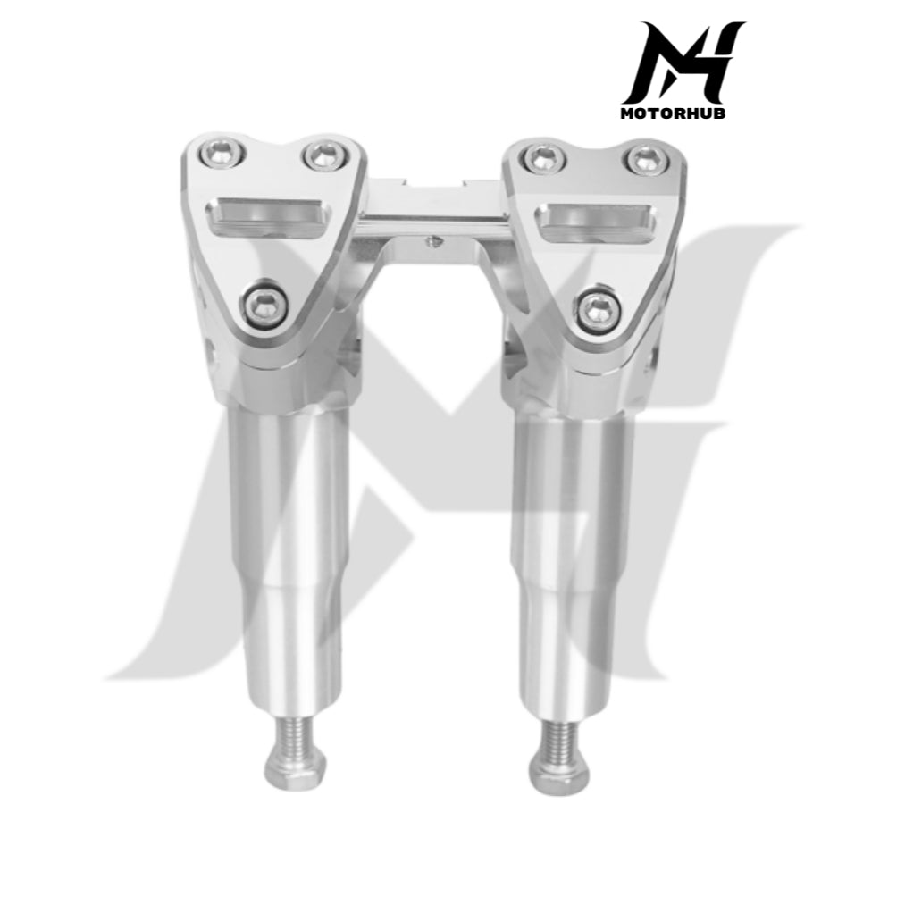 KARUS Workman 1-1/8 Kickback Risers 9 Inch [Raw] MH9900607