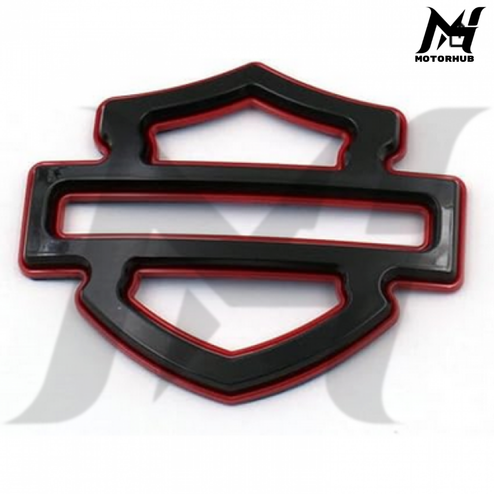 Emblem CVO Tank Logo for Harley Davidson [Black-Red] MH9900161
