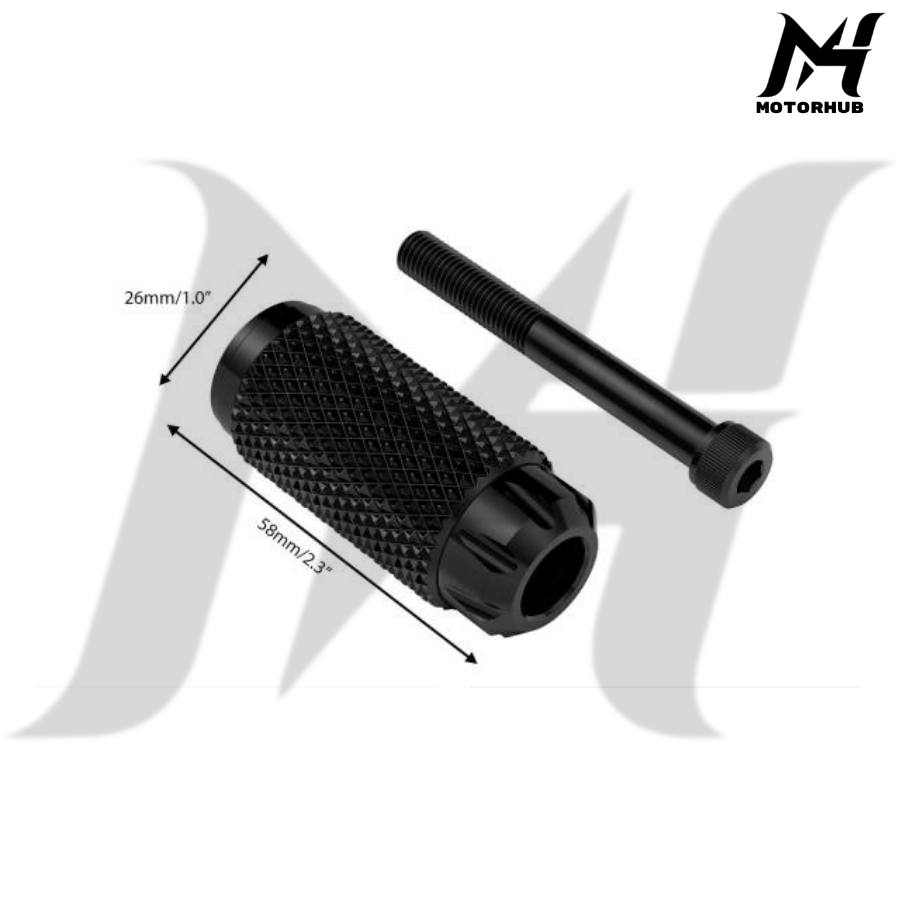 Nice CNC Shifter Peg Gear Shift Lever Peg For Harley Davidson [Black] MH990033