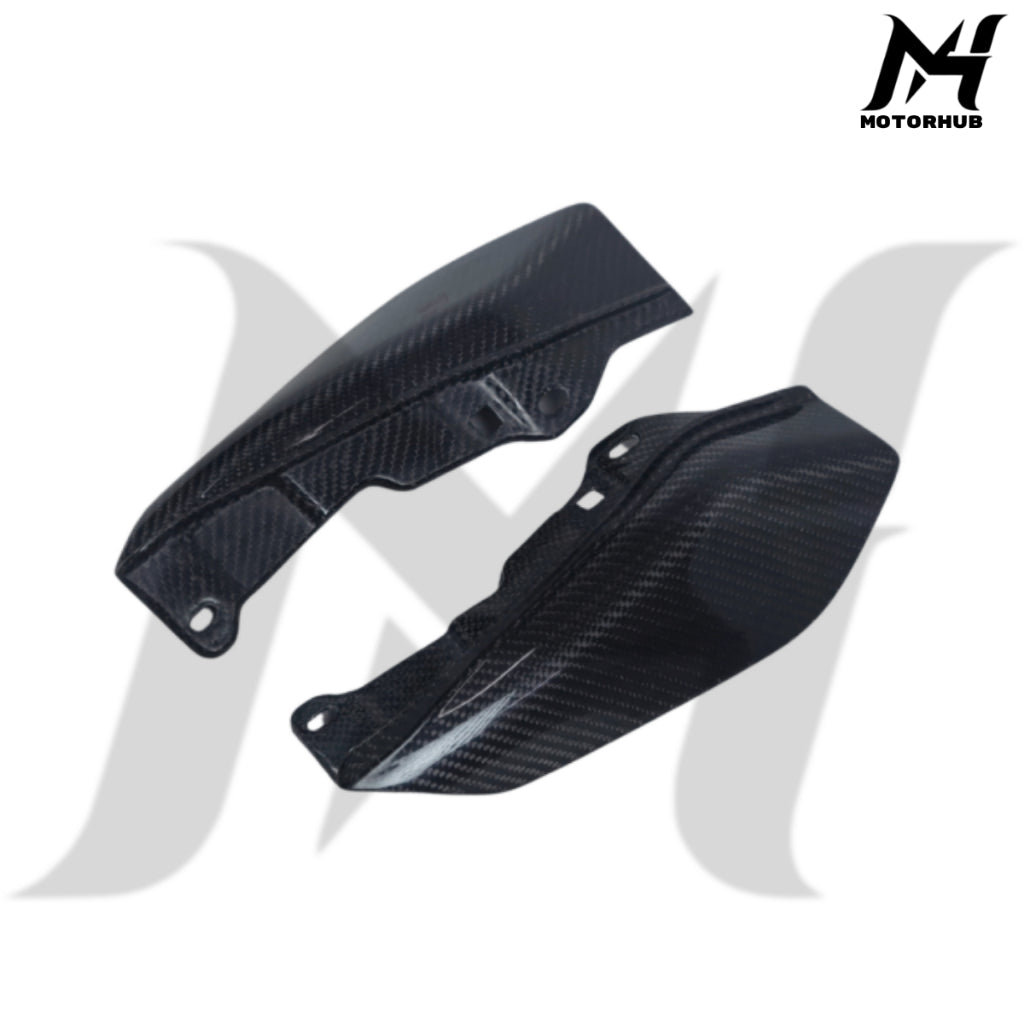 Carbon Fiber Mid Frame Air Deflector for Harley Street Road Glide 2009 -2026  [Standard twill Glossy] MH990006