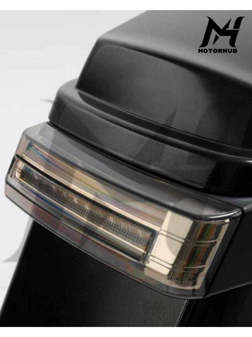 Saddlebags LED Brake Run Turn Signals Lights Fit For Harley Touring 2014-2023 [Black Smoke] MH9900233
