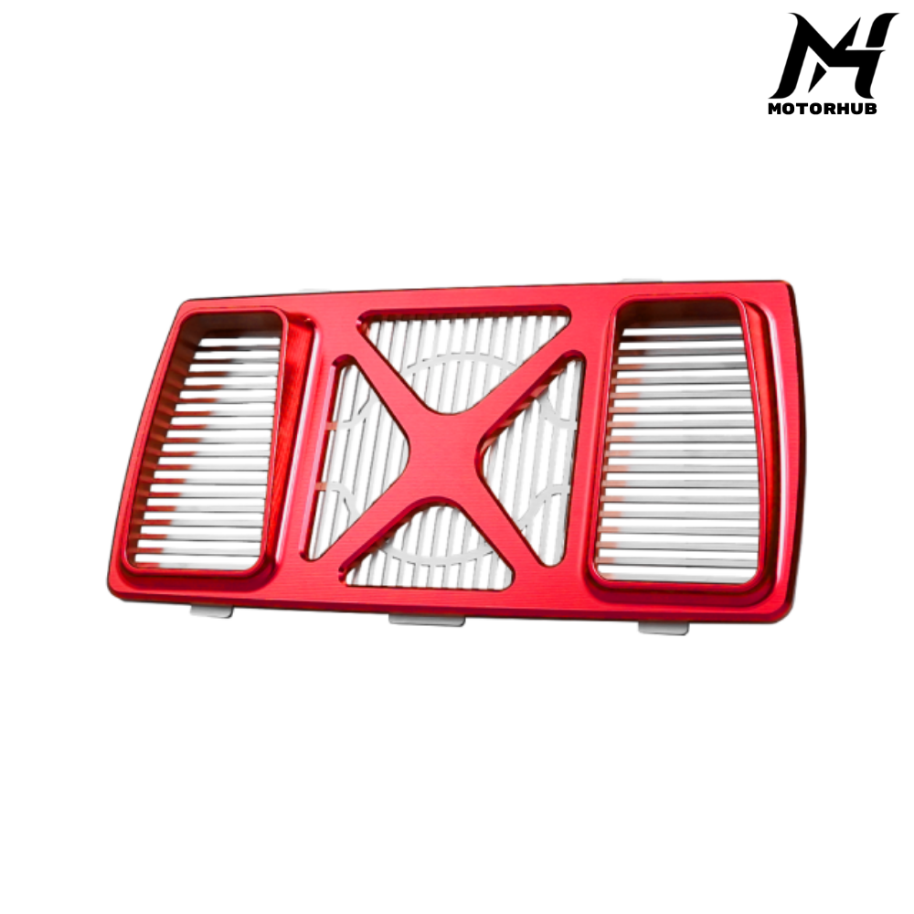 CastemKultur CNC Oil Cooler Cover Protection Radiator Guards Touring Gen2 2024+ [Red] MH9901215