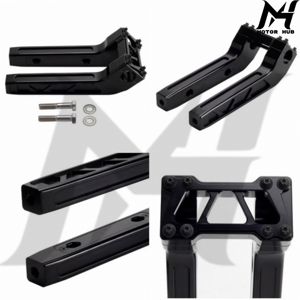 1-1/8 Tapered Fat Bars Pullback Handlebar Risers 8 INCH BG100835
