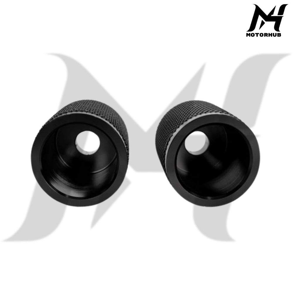 Billet CNC 6061 Crash Bar saddlebag Guard Sliders M12 [Black]   MH7700335